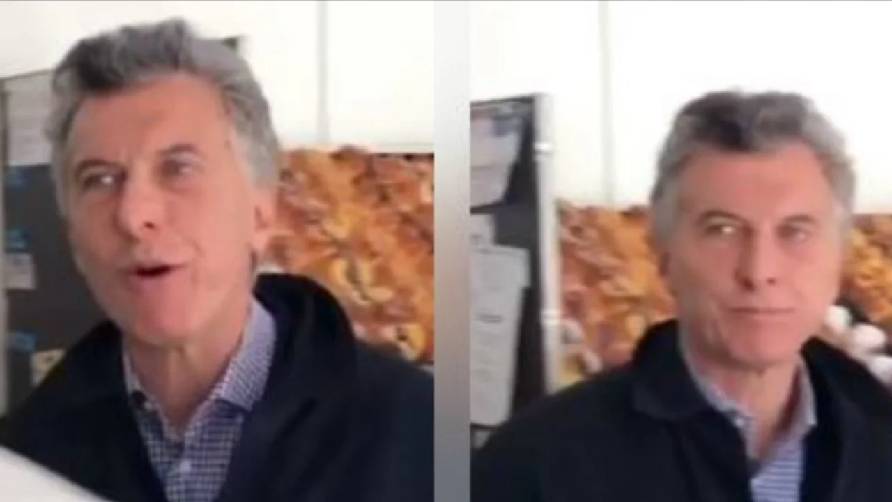 El mal momento  que vivió Mauricio Macri en una panadería de Comodoro Rivadavia