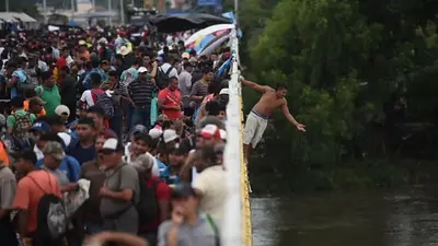 Guatemala: fuerte testimonio de una fotógrafa en la caravana de migrantes a México Guatemala: fuerte testimonio de una fotógrafa en la caravana de migrantes a México