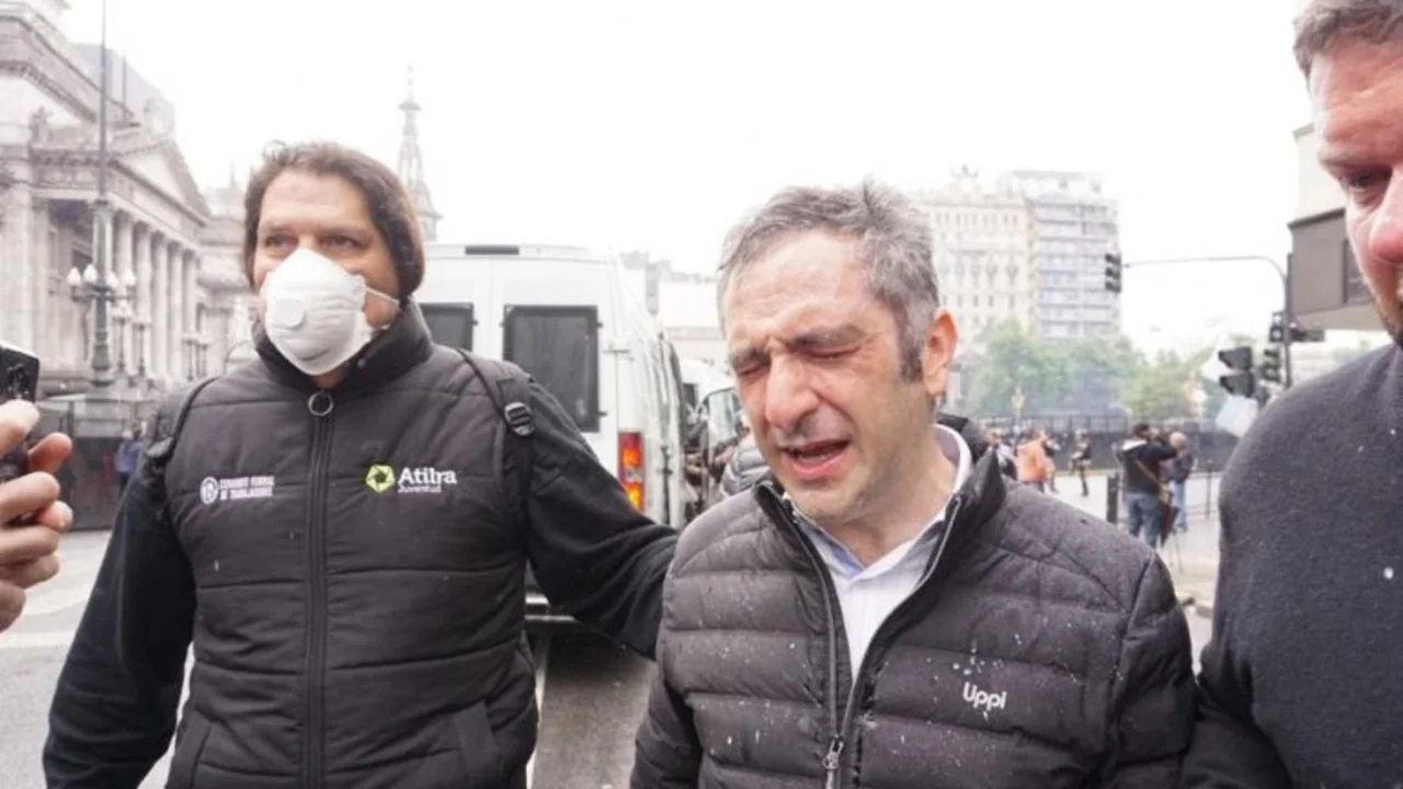 Larroque sobre la Policía: "fueron más agresivos porque me conocieron"