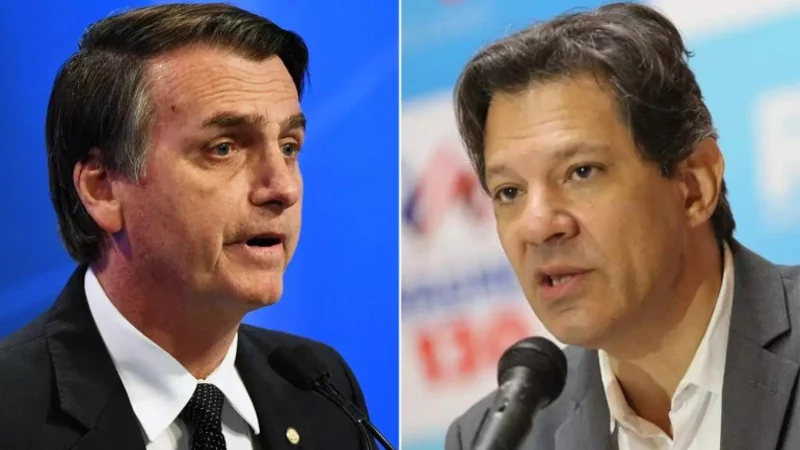 Última encuesta en Brasil: Haddad recorta la distancia con Bolsonaro