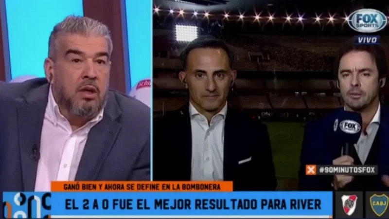 Superclásico: a los gritos, Mariano Closs y el 'Chavo' Fucks se cruzaron con todo tras el River - Boca