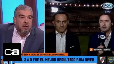 Superclásico: a los gritos, Mariano Closs y el 'Chavo' Fucks se cruzaron con todo tras el River - Boca Superclásico: a los gritos, Mariano Closs y el 'Chavo' Fucks se cruzaron con todo tras el River - Boca