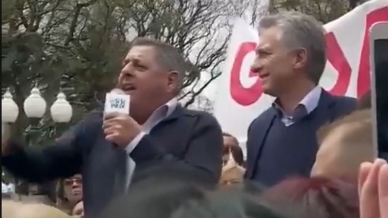 Marcha del "Sí, se puede": el brutal error de Alfredo De Ángeli en un discurso con Macri