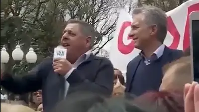 Marcha del "Sí, se puede": el brutal error de Alfredo De Ángeli en un discurso con Macri Marcha del "Sí, se puede": el brutal error de Alfredo De Ángeli en un discurso con Macri