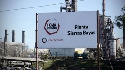 Loma Negra cierra la primera fábrica de cemento de la Argentina, fundada en 1919 Loma Negra cierra la primera fábrica de cemento de la Argentina, fundada en 1919
