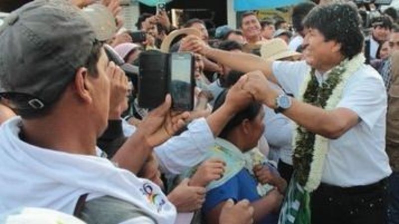 Evo Morales: “Cuatro elecciones consecutivas ganamos en Bolivia”
