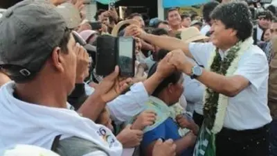 Evo Morales: “Cuatro elecciones consecutivas ganamos en Bolivia” Evo Morales: “Cuatro elecciones consecutivas ganamos en Bolivia”