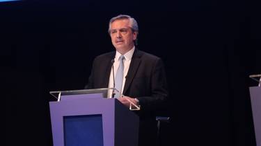 Alberto salió con los tapones de punta contra Macri en el debate