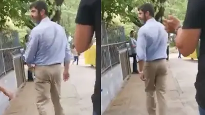 Escracharon a Pablo Noceti y le recordaron la muerte de Santiago Maldonado Escracharon a Pablo Noceti y le recordaron la muerte de Santiago Maldonado
