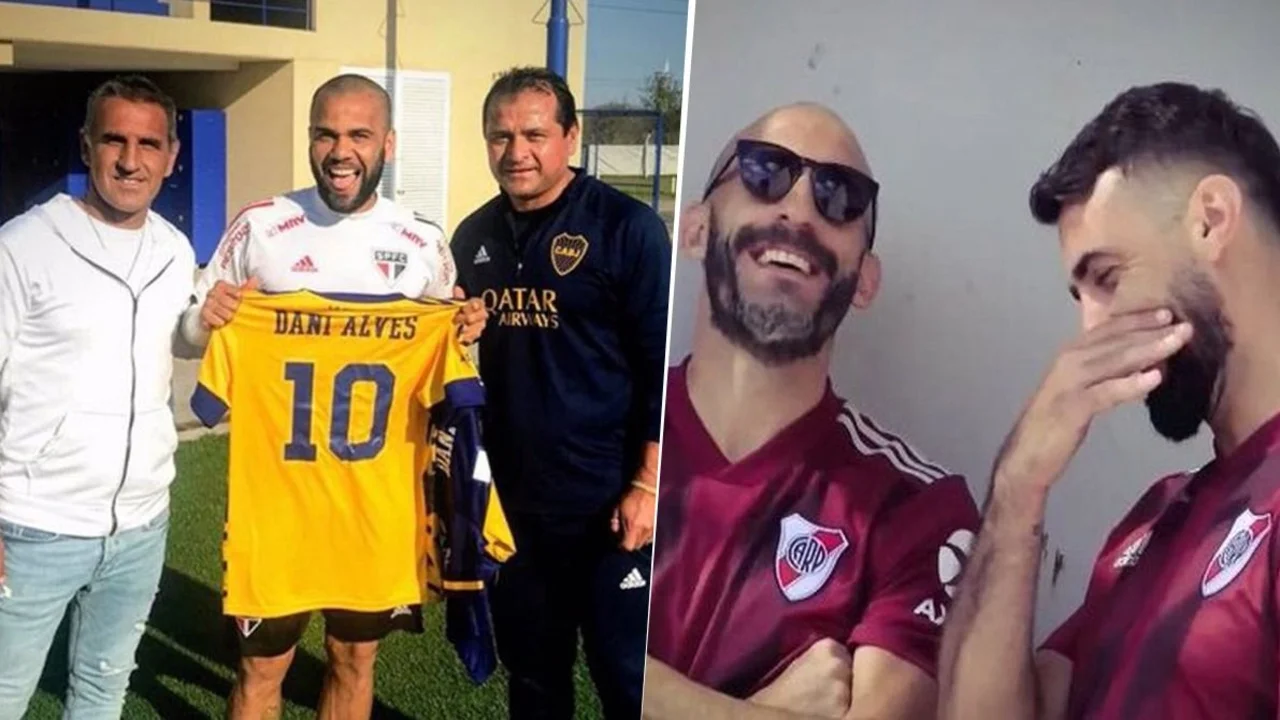 Los memes de los hinchas de River contra Dani Alves por su pasión por Boca 
