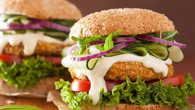 Hamburguesas vegetarianas Hamburguesas vegetarianas