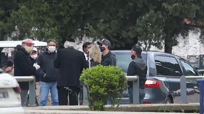 El solitario entierro de la madre de Adrián Suar, Lilian Keller El solitario entierro de la madre de Adrián Suar, Lilian Keller