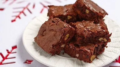 Brownie con nueces Brownie con nueces