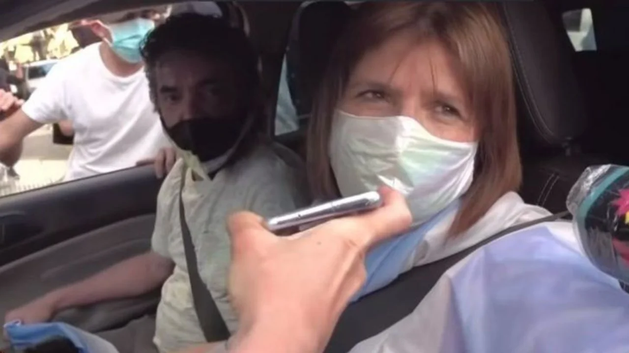 Maximiliano Guerra llegó a la marcha del 12O con Patricia Bullrich: ¿será candidato de la oposición?