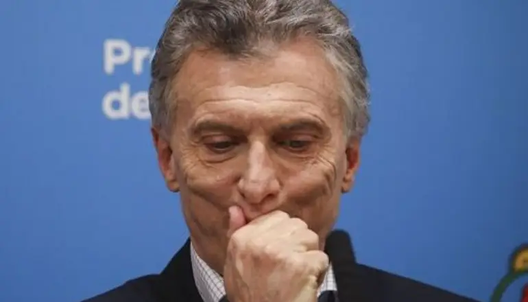 Mauricio Macri, preocupado.