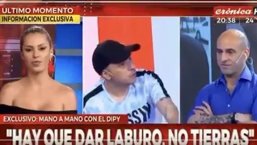 El machista comentario de El Dipy hacia una conductora de Crónica TV