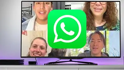 Videollamada en WhatsApp desde el televisor Videollamada en WhatsApp desde el televisor