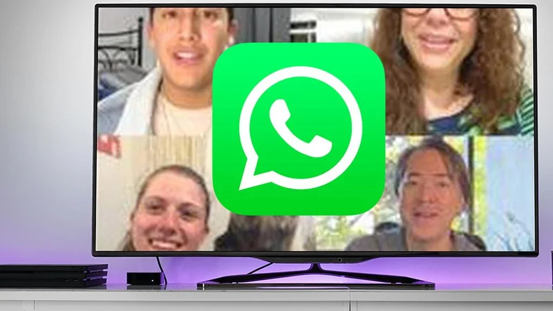 Videollamada en WhatsApp desde el televisor