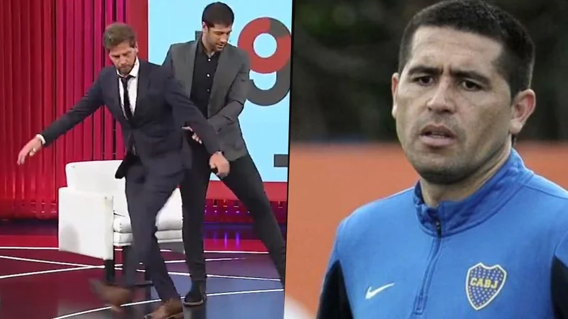 El Pollo Vignolo intentó imitar una jugada de Juan Román Riquelme