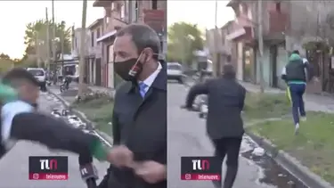 "¡Me robaron!": le arrebataron el celular en vivo
