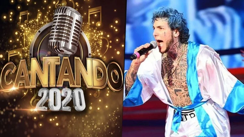 Alex Caniggia en el Cantando 2020