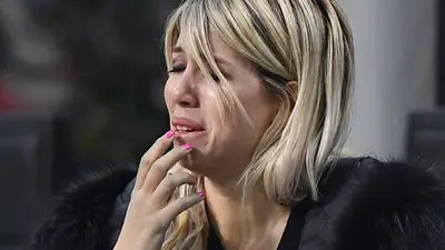 Wanda Nara llorando. Wanda Nara llorando.