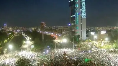 Plebiscito en Chile: amplio triunfo a favor de la reforma de la Constitución Plebiscito en Chile: amplio triunfo a favor de la reforma de la Constitución