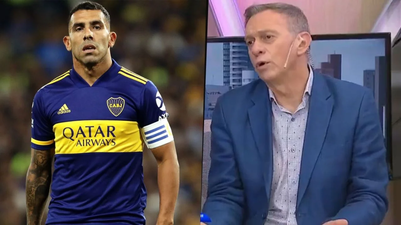 Carlos Tevez y Marcelo Bonelli