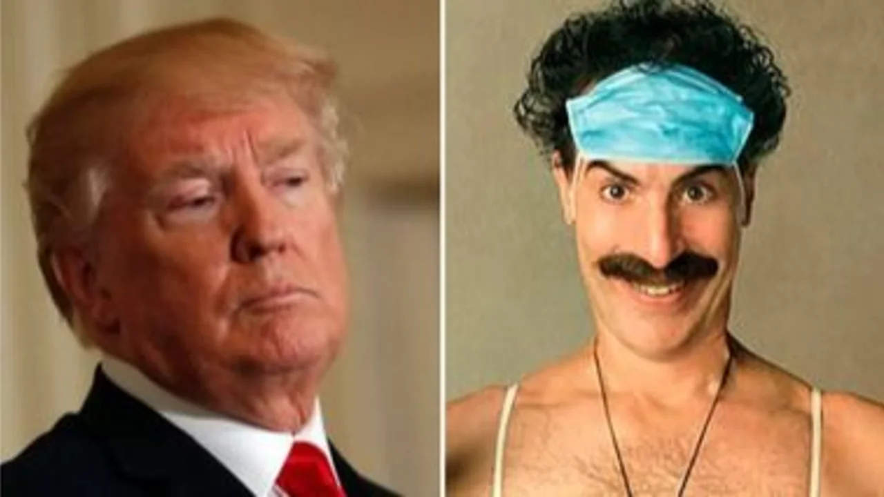 Donald Trump contra Sacha Baron Cohen por una escena de Borat 2