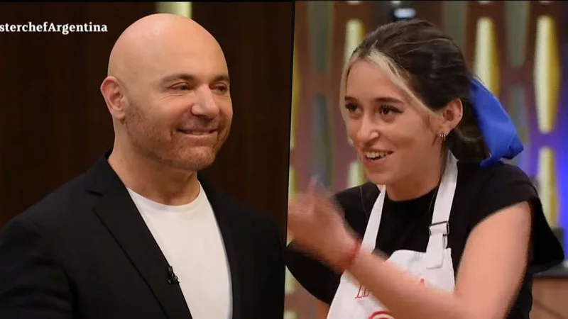 Germán Martitegui y Leticia Siciliani en MasterChef Celebrity