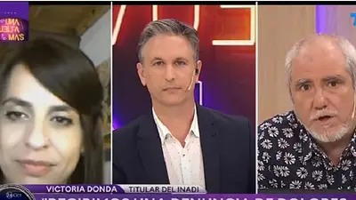 El fuerte cruce de Victoria Donda con Osvaldo Bazán en TN El fuerte cruce de Victoria Donda con Osvaldo Bazán en TN
