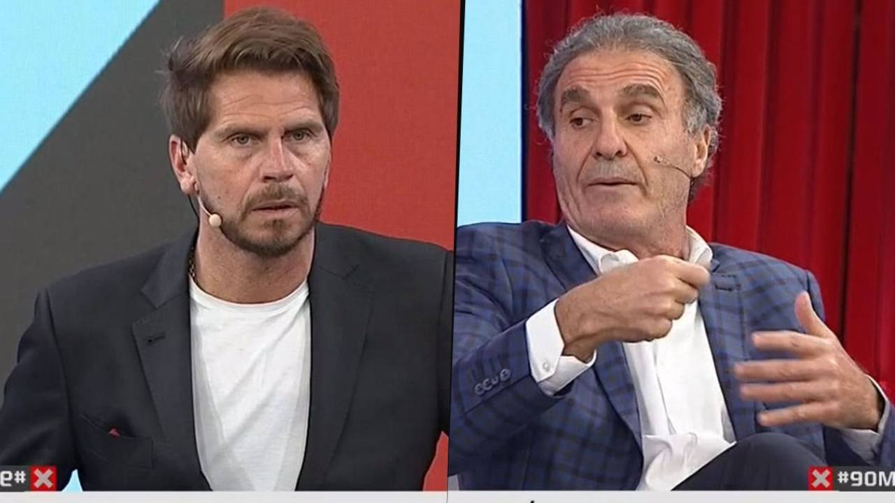 El Pollo Vignolo y Oscar Ruggeri hablando sobre Boca