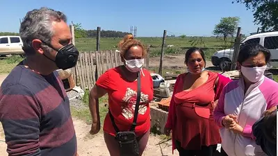Guernica: continúa el operativo para relocalizar a las familias Guernica: continúa el operativo para relocalizar a las familias