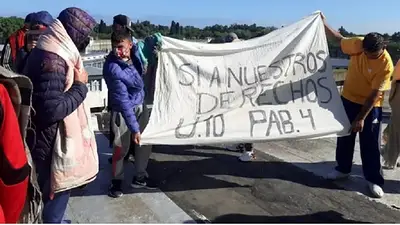 Protesta de presos en distintos penales en pedido de visitas Protesta de presos en distintos penales en pedido de visitas