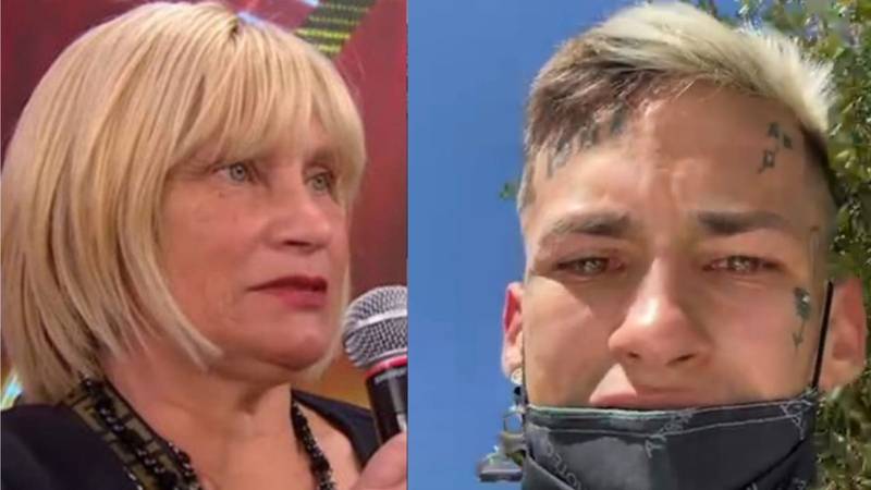 L Gante y su madre.