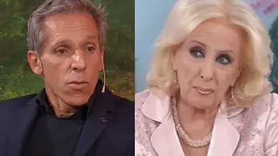 Marcelo Mazzarello y Mirtha Legrand. Marcelo Mazzarello y Mirtha Legrand.