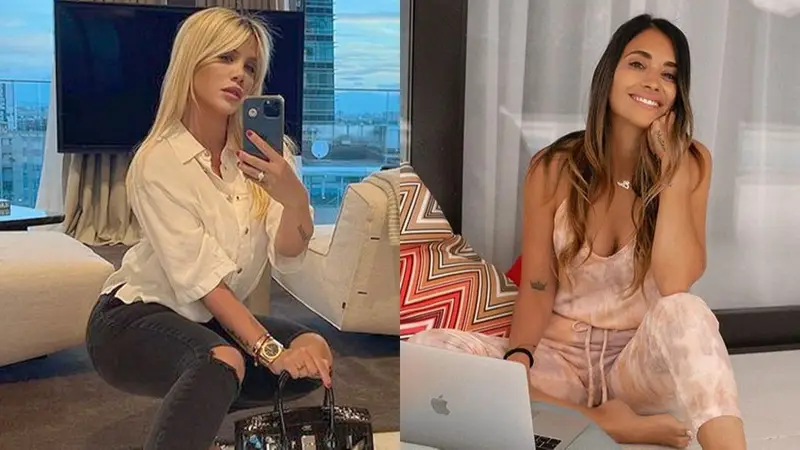 El recital que compartieron Wanda Nara con Lionel Messi y Antonela Roccuzzo