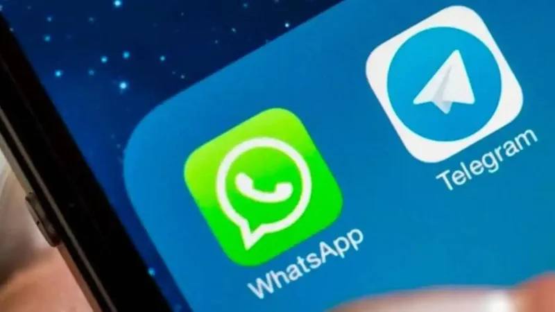 WhatsApp y Telegram.