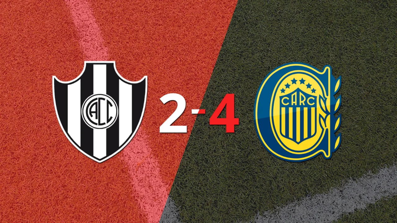 Con doblete de Marco Ruben, Rosario Central derrotó a Central Córdoba (SE)