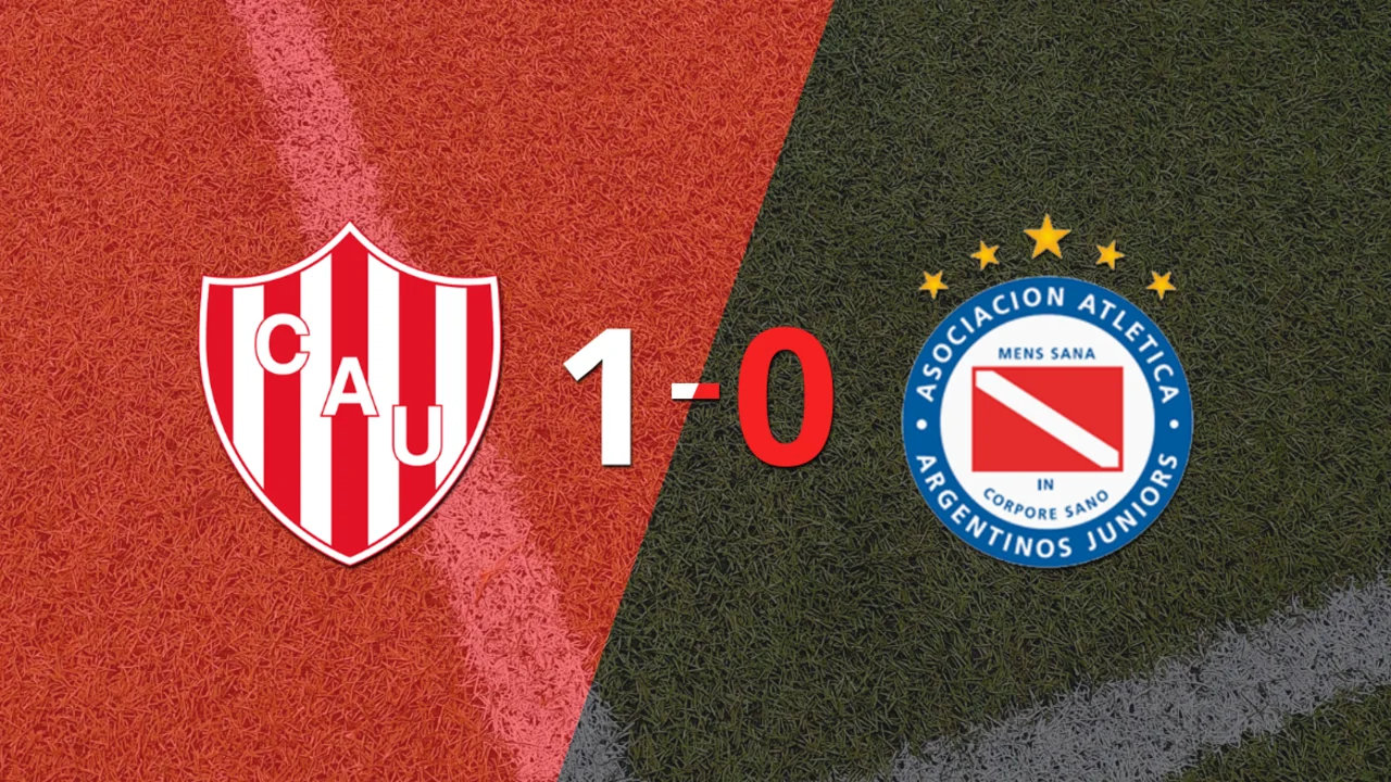 A Unión le alcanzó con un gol para derrotar a Argentinos Juniors en el estadio de la Avenida