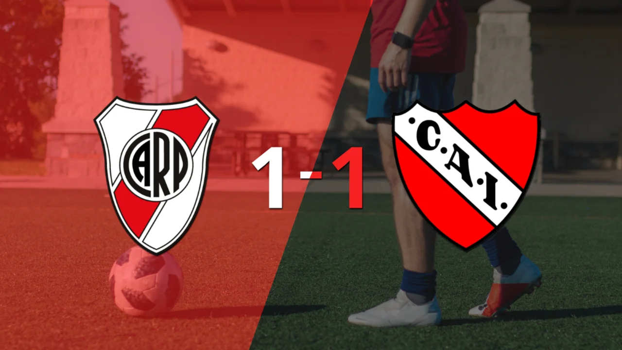 River Plate e Independiente se repartieron los puntos en un 1 a 1