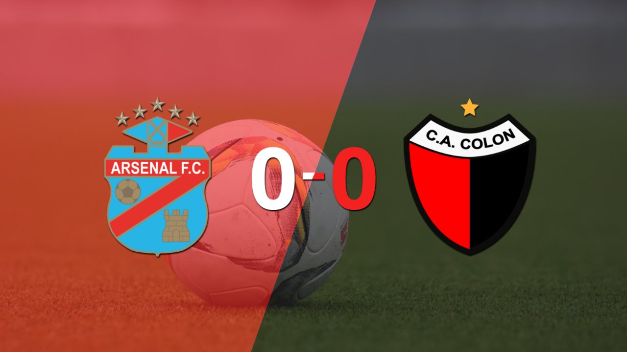 Cero a cero terminó el partido entre Arsenal y Colón