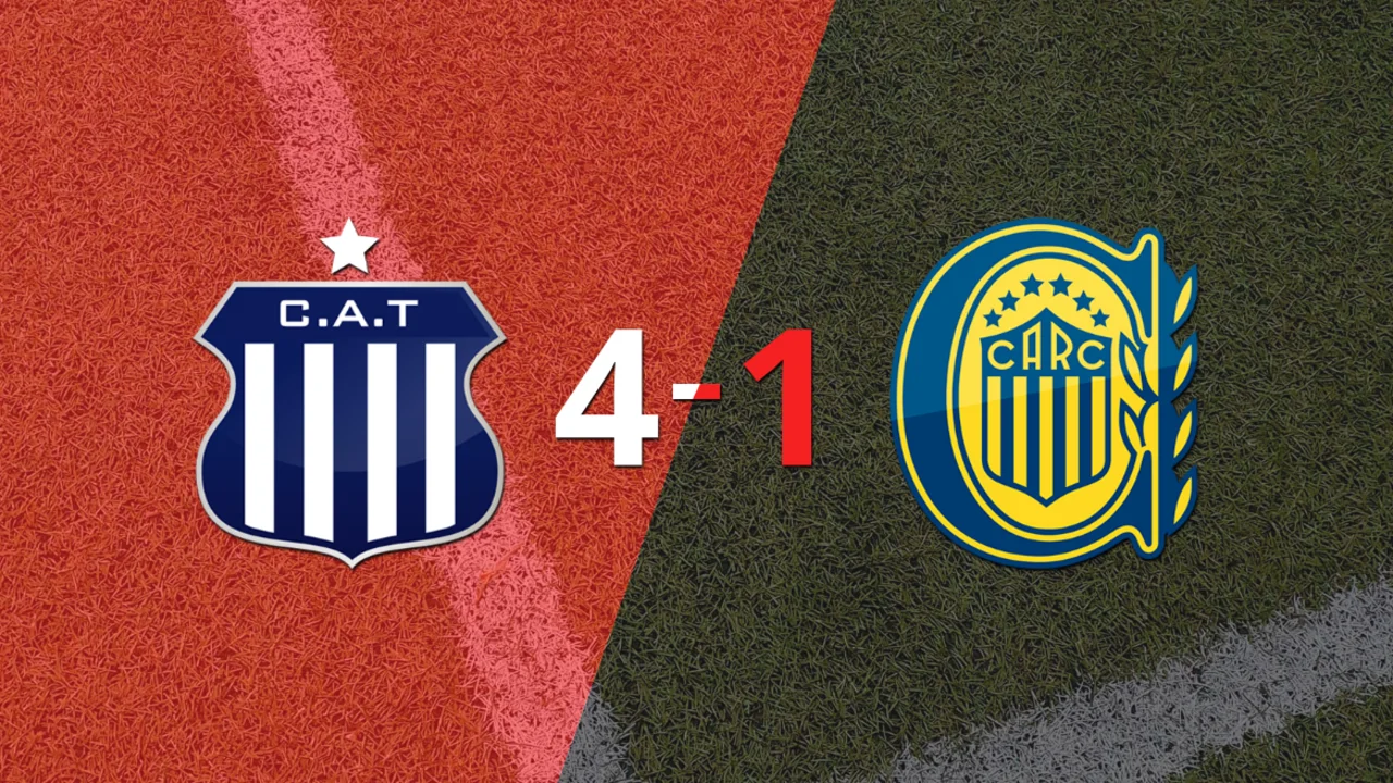 Mateo Retegui anota doblete en la victoria por 4 a 1 de Talleres sobre Rosario Central