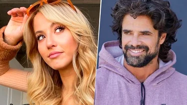 La foto de Flor Vigna y Luciano Castro, a los besos en un local