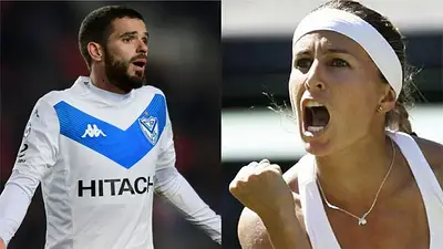 Fernando Gago y Gisela Dulko Fernando Gago y Gisela Dulko