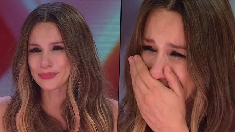 Pampita llorando
