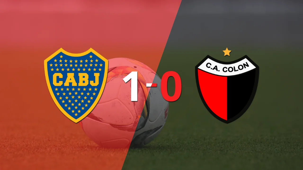 Con lo justo, Boca Juniors venció a Colón 1 a 0 en la Bombonera