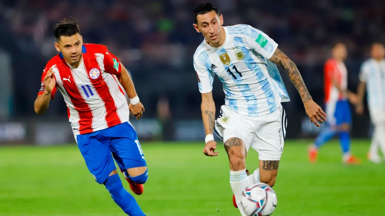 Argentina vs. Paraguay en Eliminatorias: el insólito gol que se perdió Ángel Di María