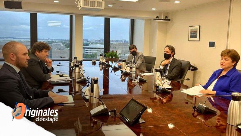 Deuda con el FMI: cumbre de Martín Guzmán con Georgieva y David Lipton 