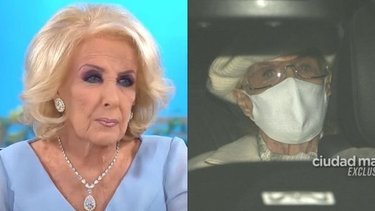 Conmoción por las fotos de Mirtha Legrand tras salir del hospital